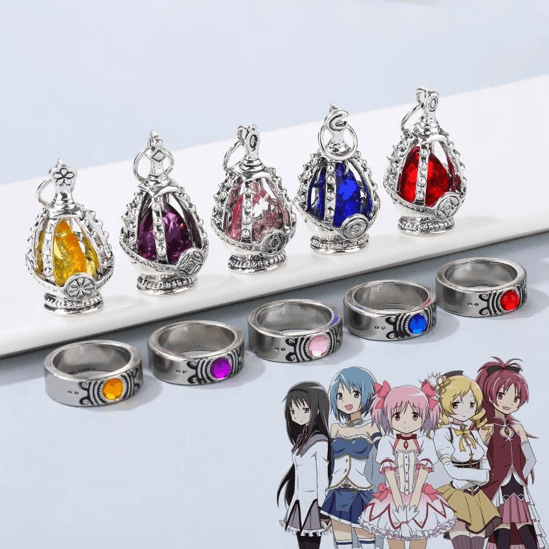 Soul Gem Necklace & Ring Set
