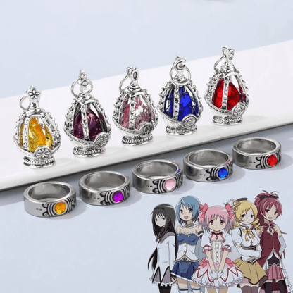 Soul Gem Necklace & Ring Set
