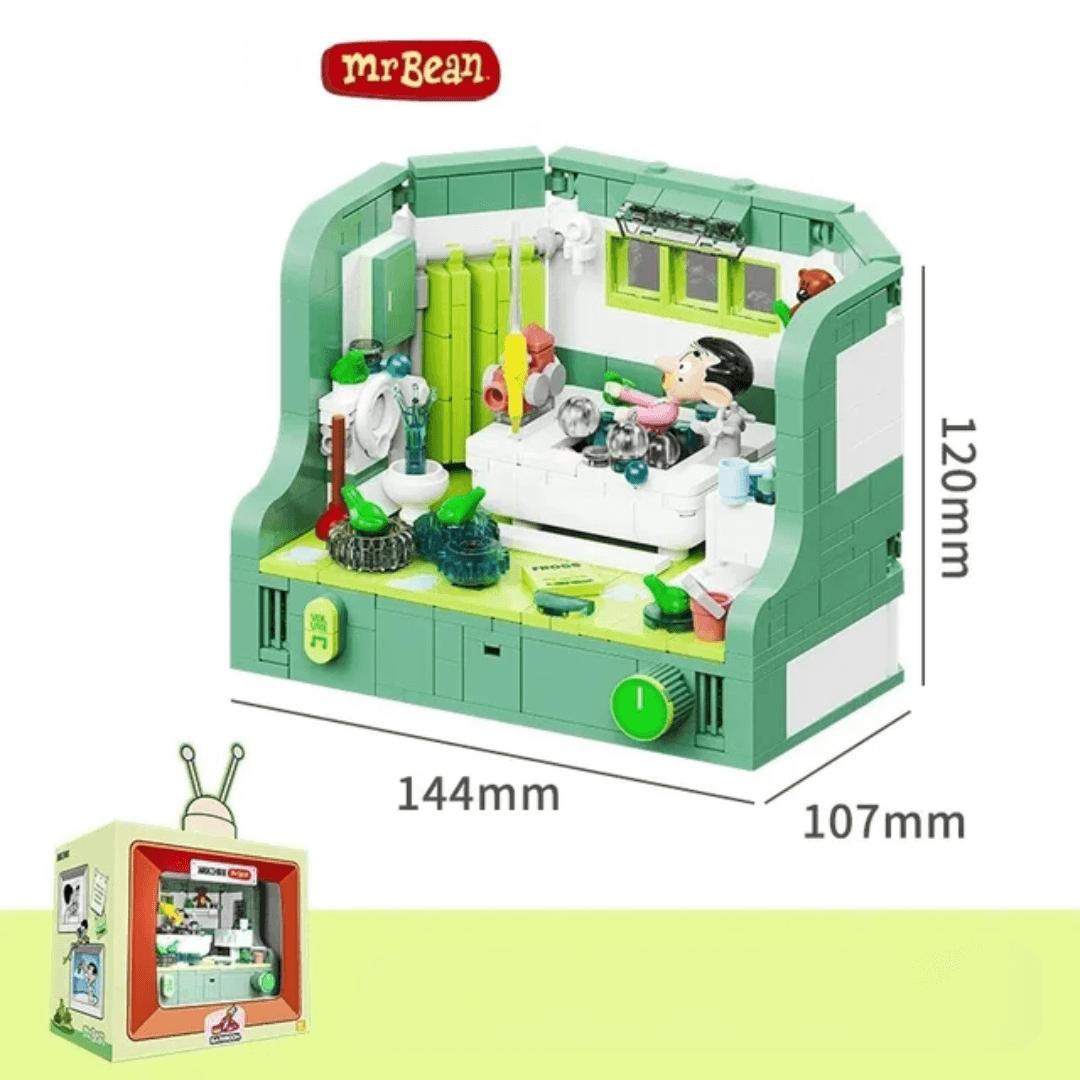 Mr. Bean's House Building Blocks Set
