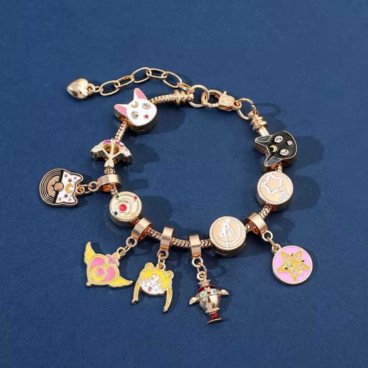 Sailor Moon Charms Bracelet