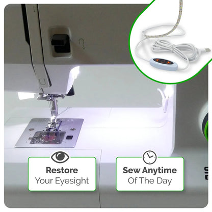 MadamSew LED Ljusslinga för Symaskin | Sy med perfekt ljus