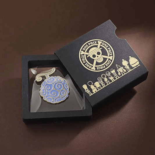 Straw Hat Necklace & Devil Fruit Pin