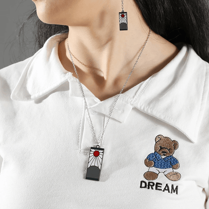 Tanjiro-Inspired Jewelry Set