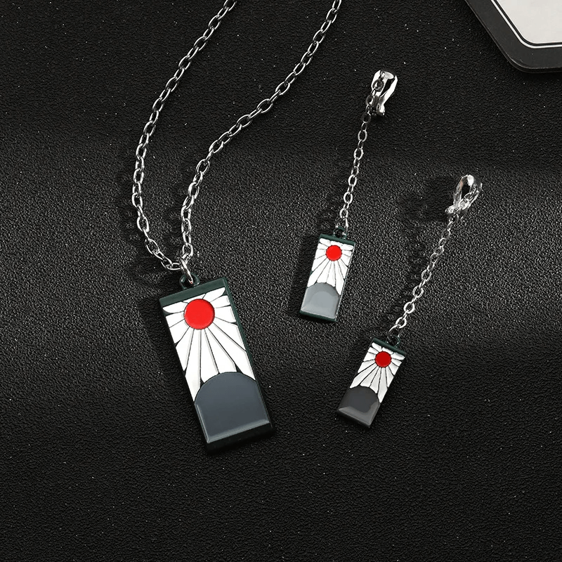Tanjiro-Inspired Jewelry Set